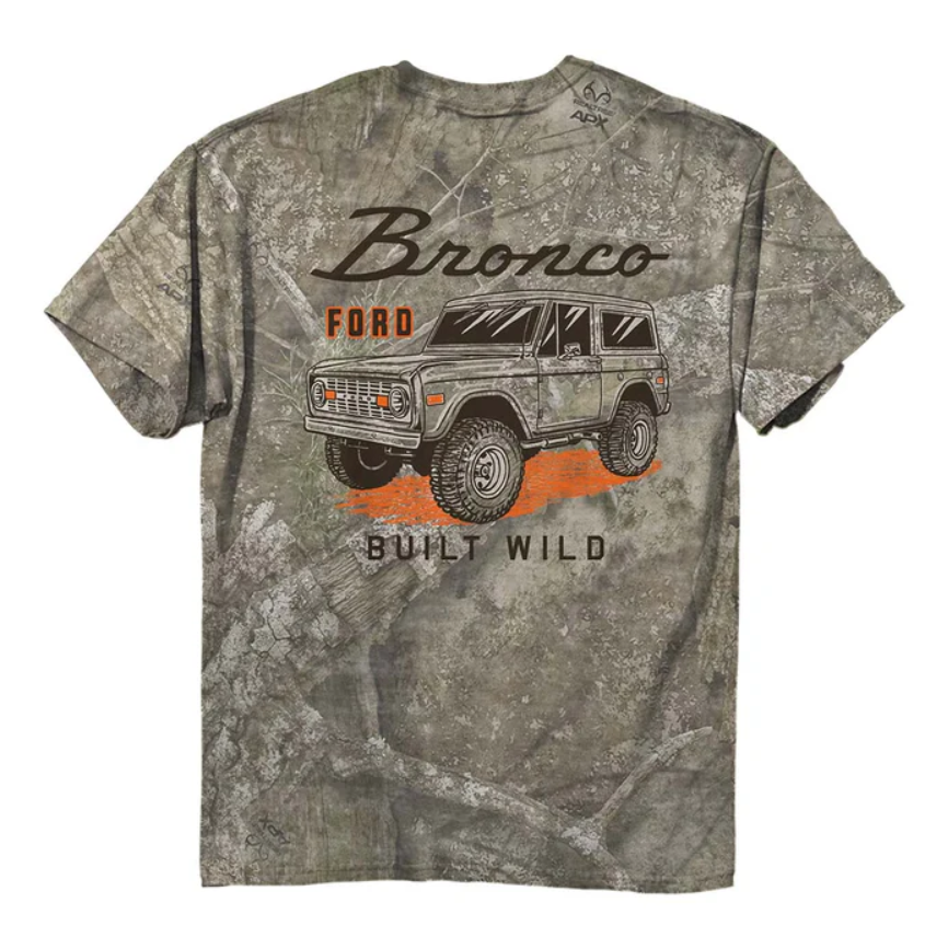 Ford Bronco - Camo Built Wild T-Shirt