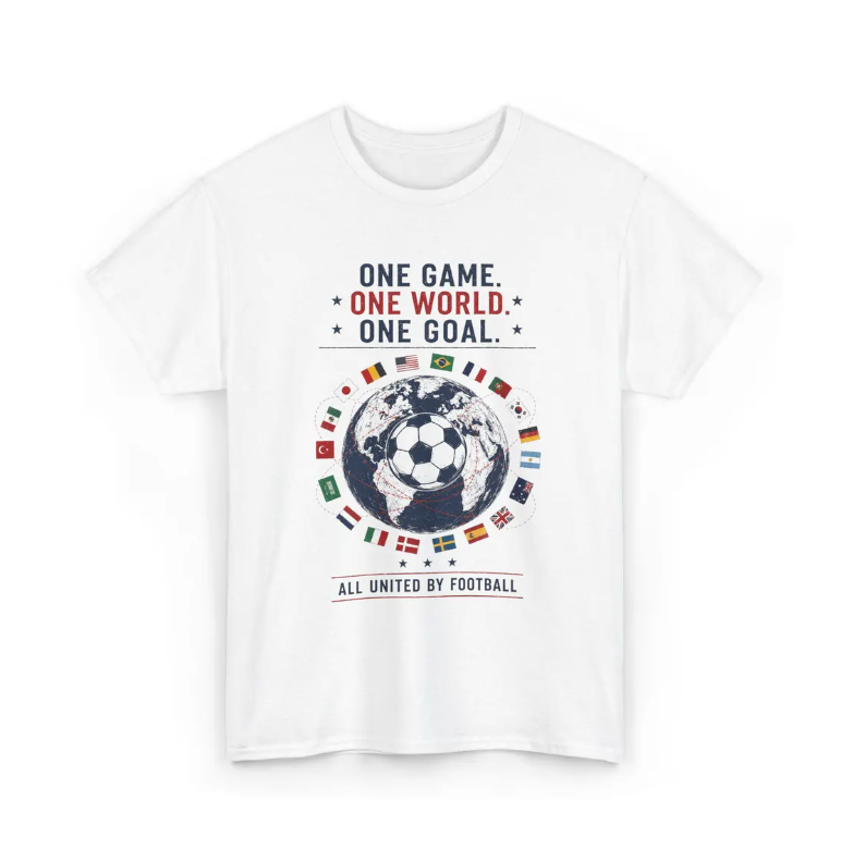 FIFA World Cup 2026 USA Shirt | Soccer Fan Tee | Football Lover Graphic T-Shirt | USA World Cup Outfit | Unisex Cotton Tee