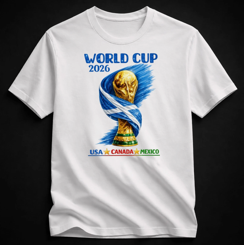 Fifa World Cup 2026 T-Shirt Soccer Graphic Tee USA Football Fan, BLue cup