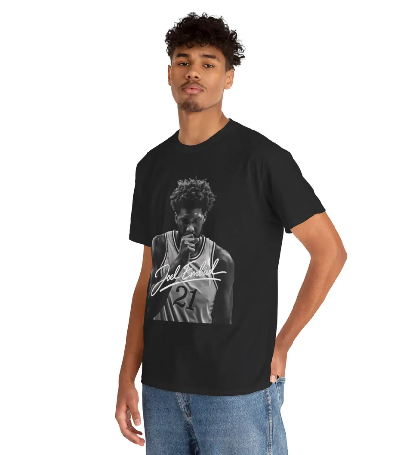 Joel Embiid Philadelphia T Shirt Basketball Jersey Fan Tee