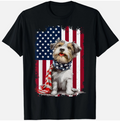 Glen of Imaal Terrier American Flag 4th Of July Glen Lovers Gift Unisex T-Shirt