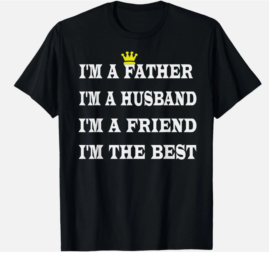 Mens T-shirt HAPPY FATHER'S DAY - HAPPY DAY DAD