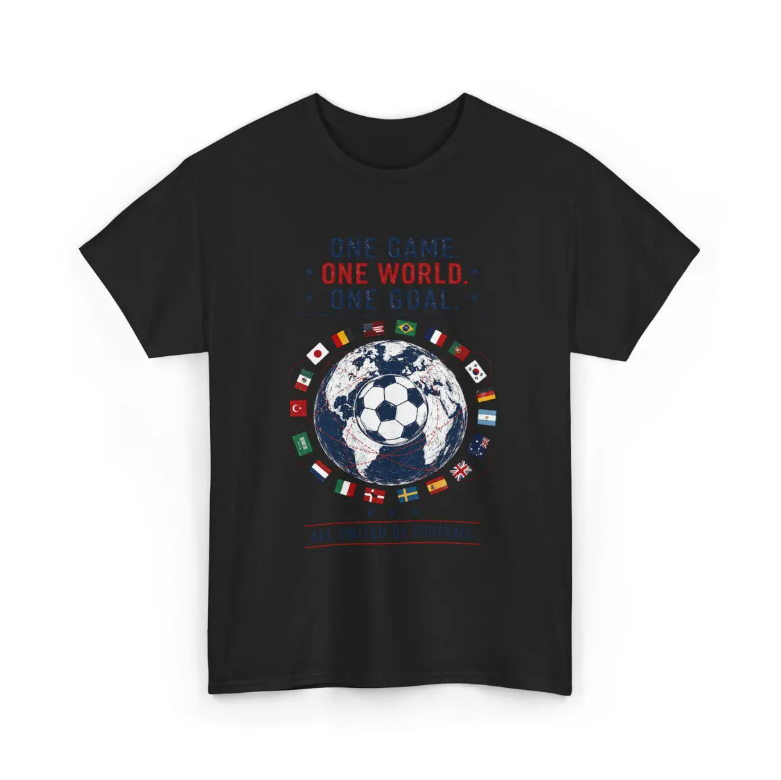 FIFA World Cup 2026 USA Shirt | Soccer Fan Tee | Football Lover Graphic T-Shirt | USA World Cup Outfit | Unisex Cotton Tee