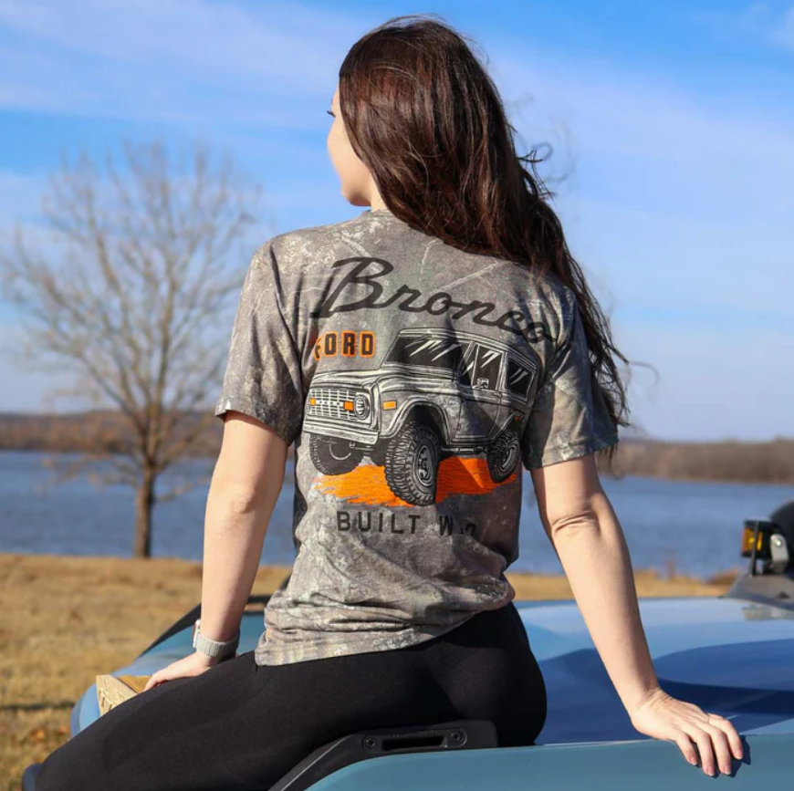 Ford Bronco - Camo Built Wild T-Shirt