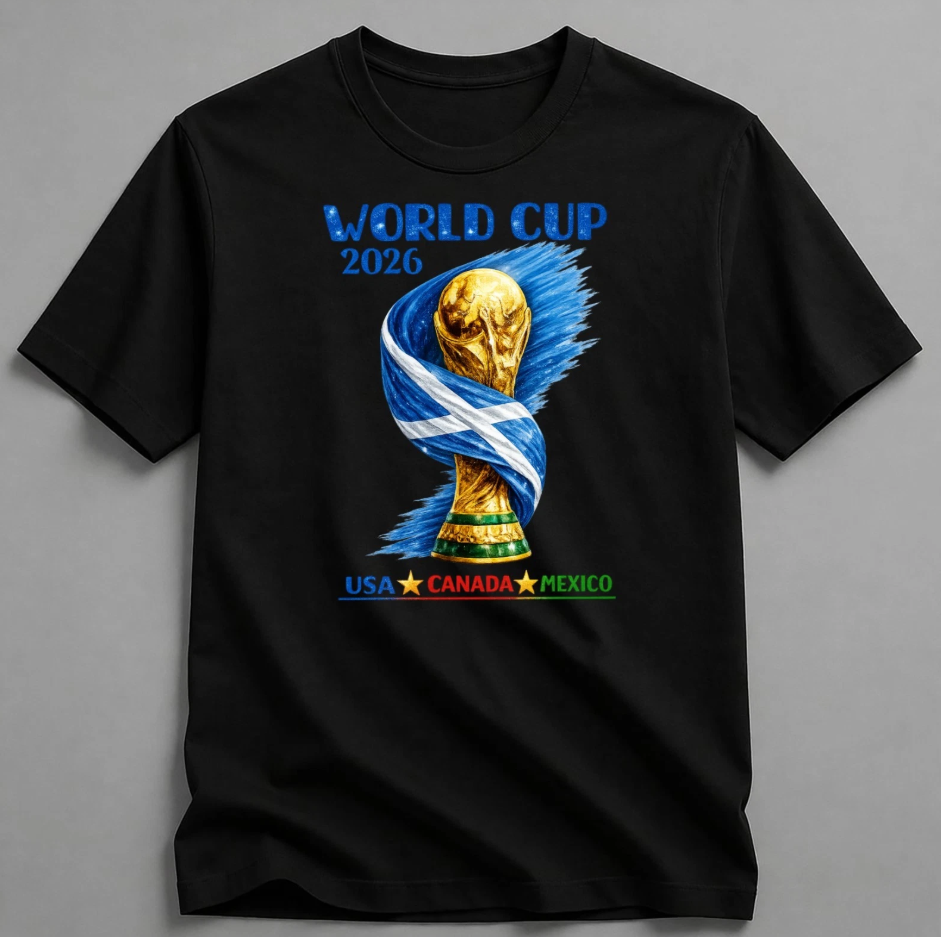 Fifa World Cup 2026 T-Shirt Soccer Graphic Tee USA Football Fan, BLue cup