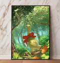 Meganium PokeArt Canvas Poster Anime Wall Art home decor