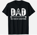 Dad The Fixer of Everything Funny Father's Day Tools Tee T-Shirt