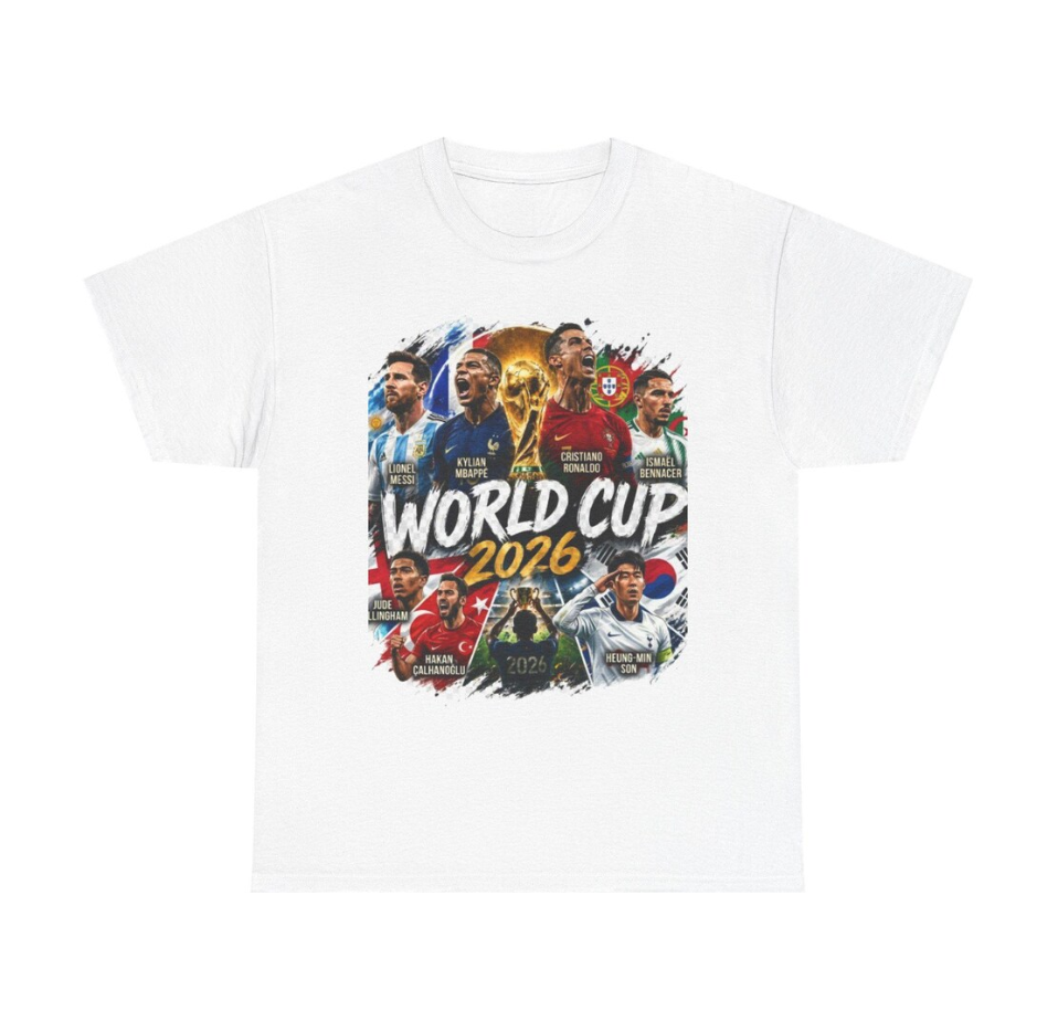 World Cup 2026 Players Collage Tee | Soccer Championship Poster