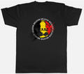 Personalised Belgium Football Sports Mens Unisex T-Shirt Tee Gift