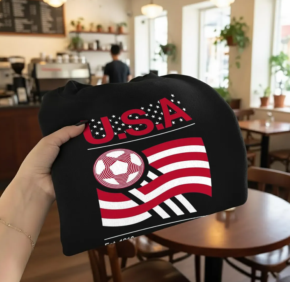 World Cup 2026 USA Soccer Shirt, United States Soccer Club Tee, American Flag Soccer Fan Gift, Patriotic USMNT Vintage Soccer Shirt