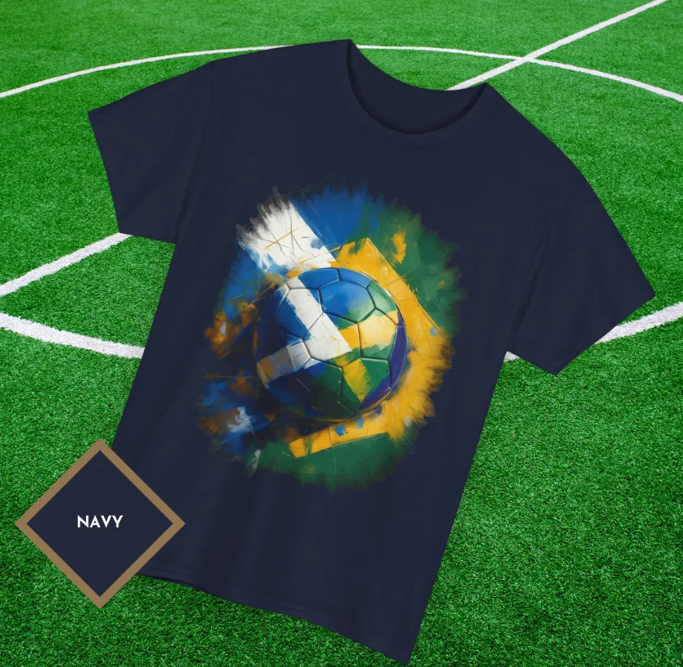 Scotland vs Brazil World Cup 2026 Shirt, Scottish Soccer Fan Tee, CAN MEX USA Match T-Shirt, Footy Supporter Merchandise