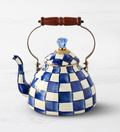 MacKenzie-Childs Royal Check Tea Kettle - 3-Qt.