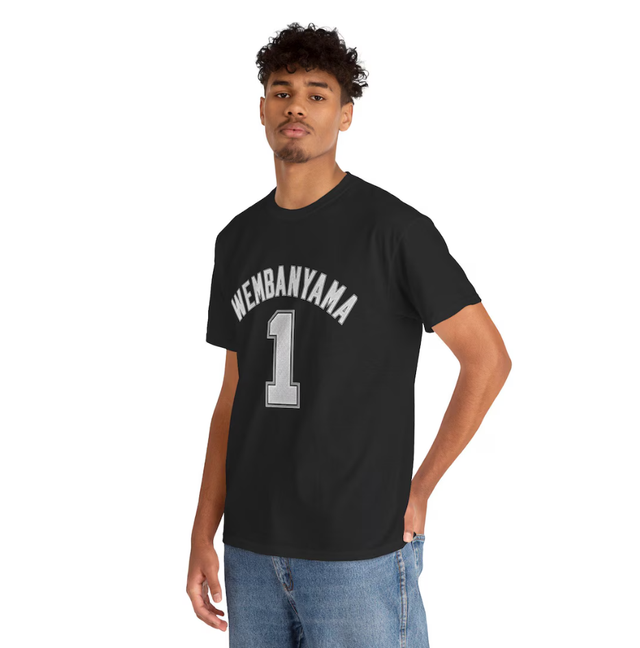 Victor Wembanyama San Antonio T Shirt Jersey Tee Edition