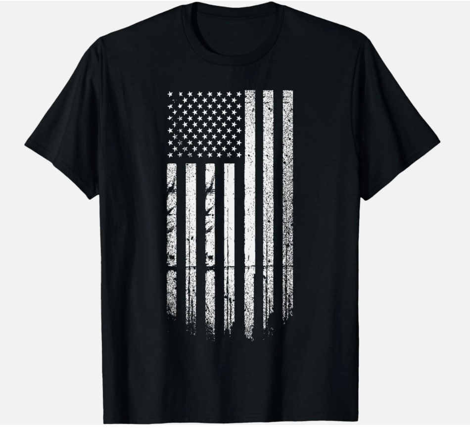American Flag 4th Of July USA Boys Kids Teens Men Gift Unisex T-Shirt