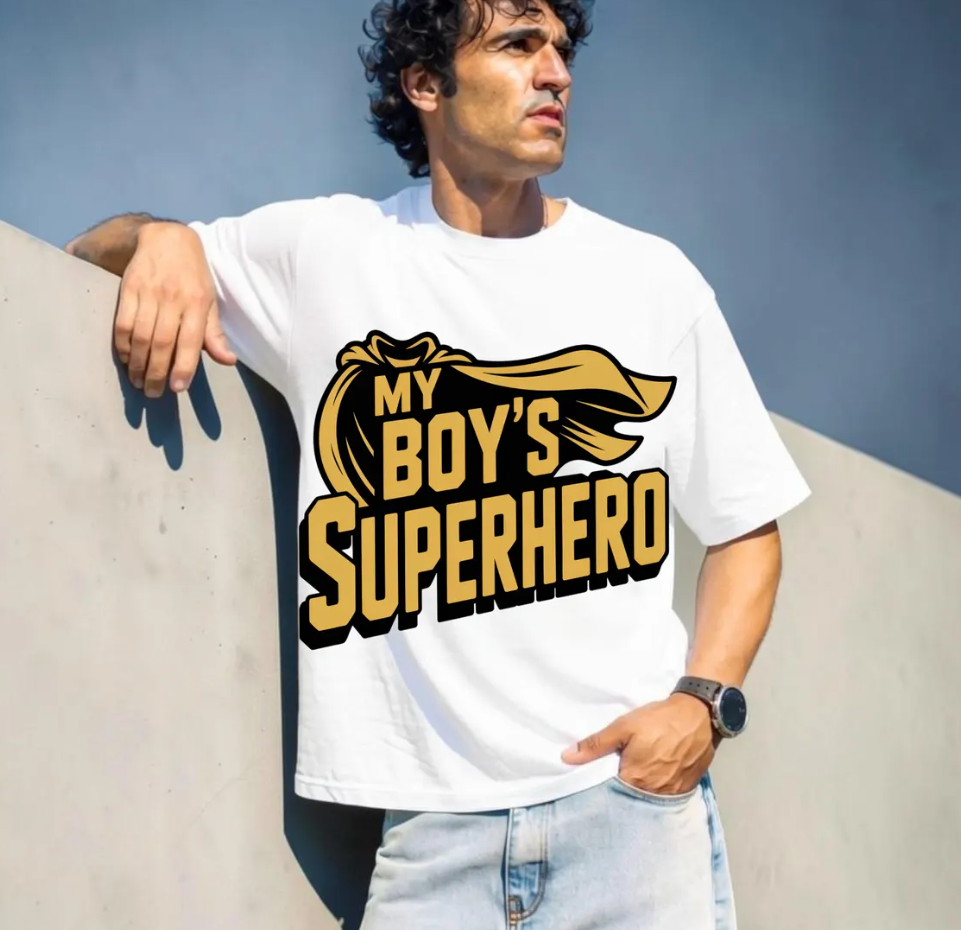 My Boy’s Superhero PNG Bundle – Father Son Hero T-Shirt, Father’s Day Sublimation Digital Download