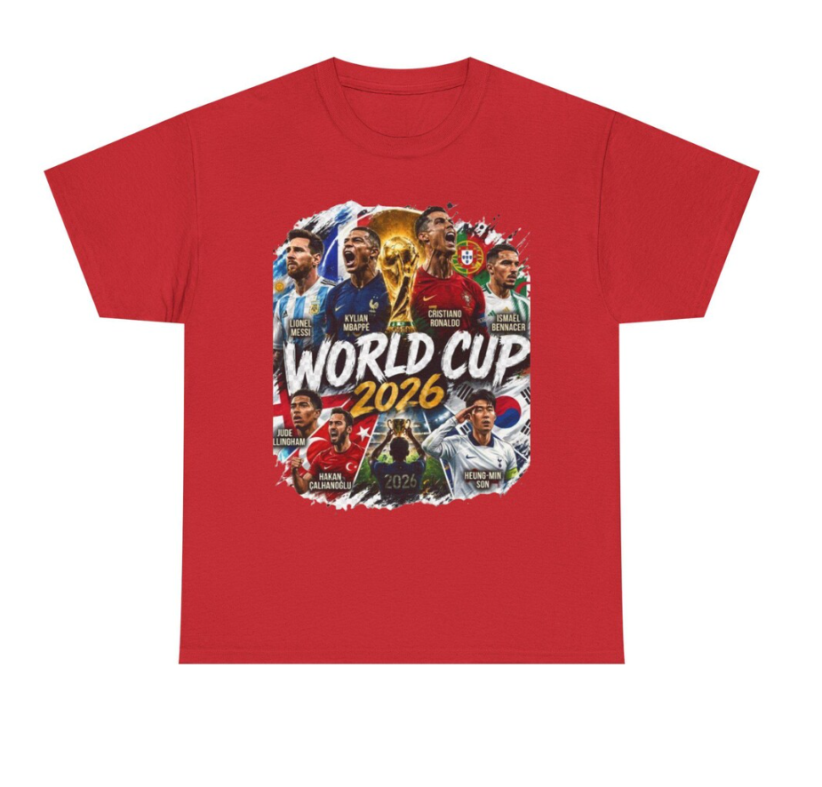 World Cup 2026 Players Collage Tee | Soccer Championship Poster