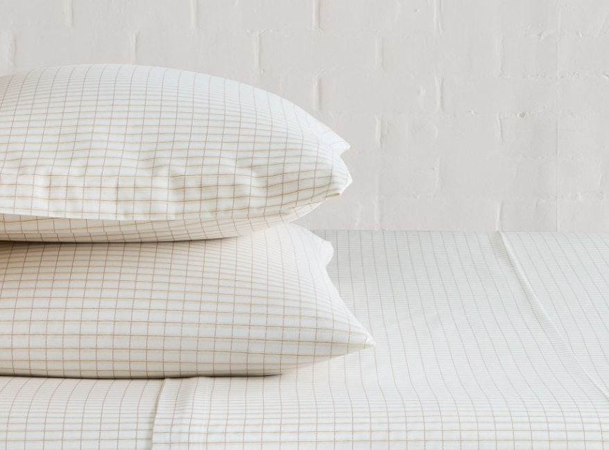 Gingham Printed Sheet Set