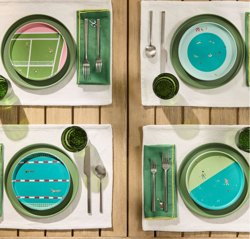 Embroidered Tennis Napkin Sets