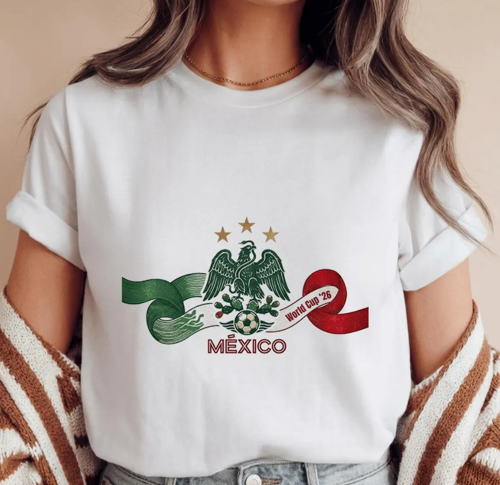 Mexico World Cup 2026 Eagle T-Shirt, USA Mexico Canada Football Shirt, Mexico Soccer Fan Shirt, World Cup Game Day Tee