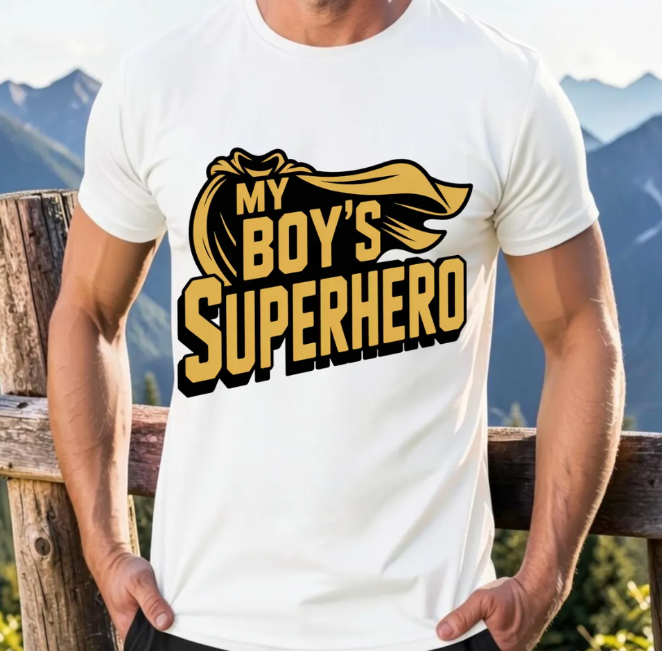 My Boy’s Superhero PNG Bundle – Father Son Hero T-Shirt, Father’s Day Sublimation Digital Download