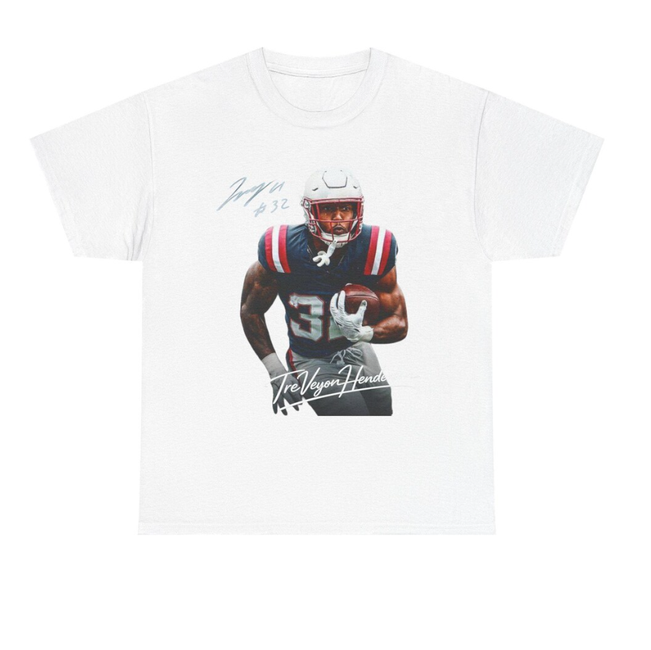 TreVeyon Henderson Autograph T-Shirt Football Tee