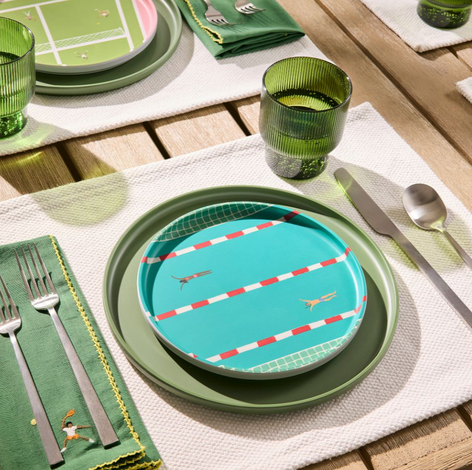 Embroidered Tennis Napkin Sets