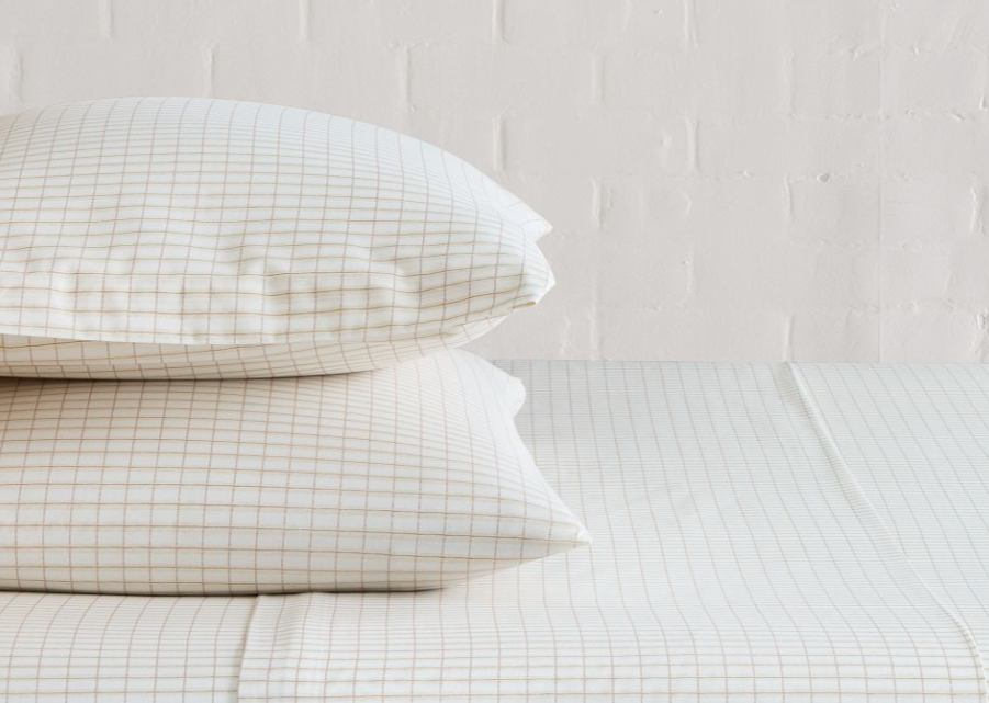 Gingham Printed Sheet Set