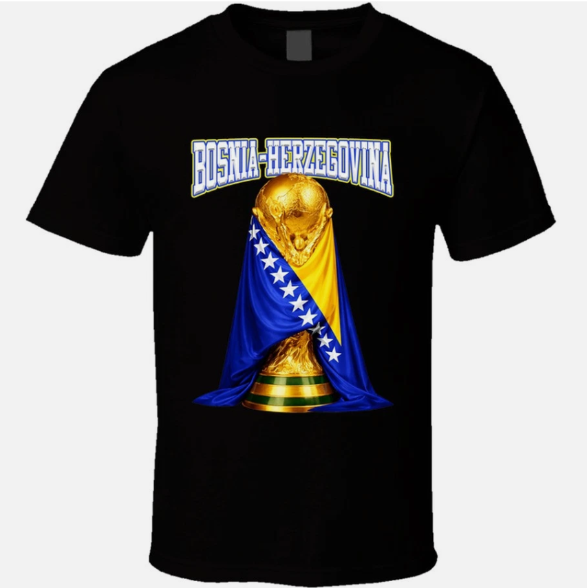 Bosnia-herzegovina World Cup Soccer Sports Fan T Shirt