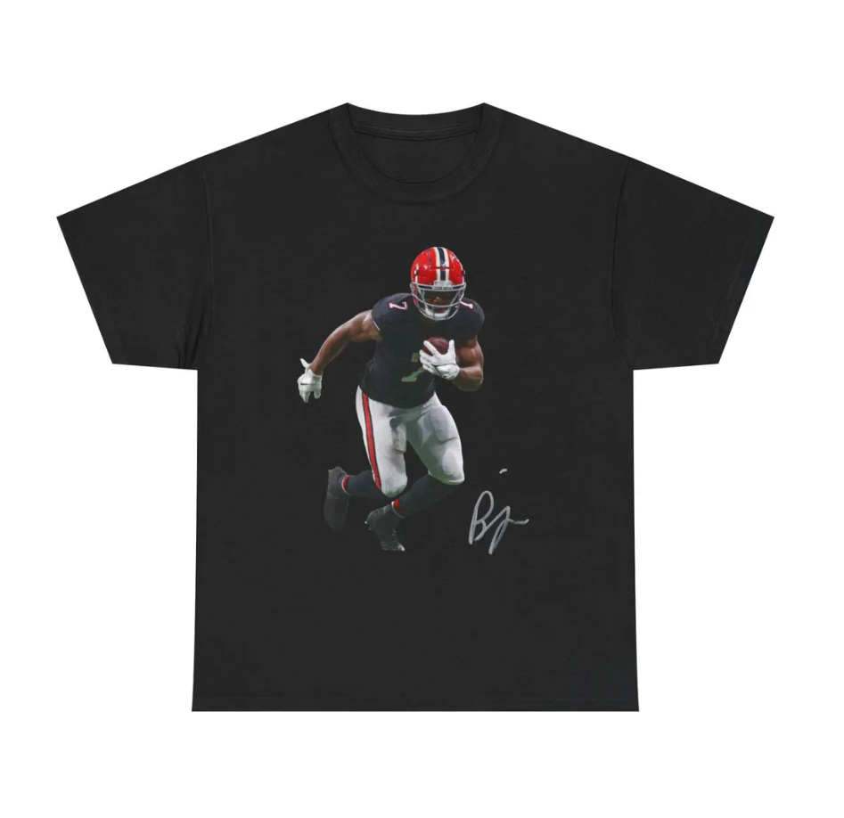 Bijan Robinson Atlanta T Shirt Autograph Edition