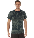 Black Camouflage Crew Neck T-Shirt