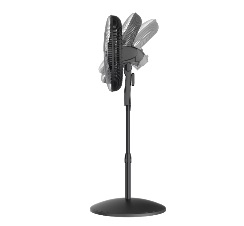 Lasko Cyclone Max 18" Oscillating Pedestal Fan with Remote, Adjustable Height and 4 Speeds for Whole Room Cooling, Black, S18605