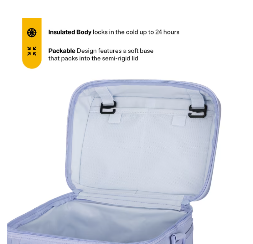 RTIC 15-Can, 16 Qt, Collapsible Soft Cooler with Bottle Opener, Periwinkle