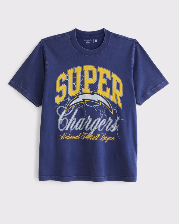 Los Angeles Chargers Vintage Inspired Graphic Tee - Vintage NFL Fan Shirt