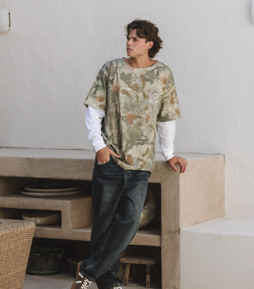 Fragment Layered Long Sleeve T-Shirt