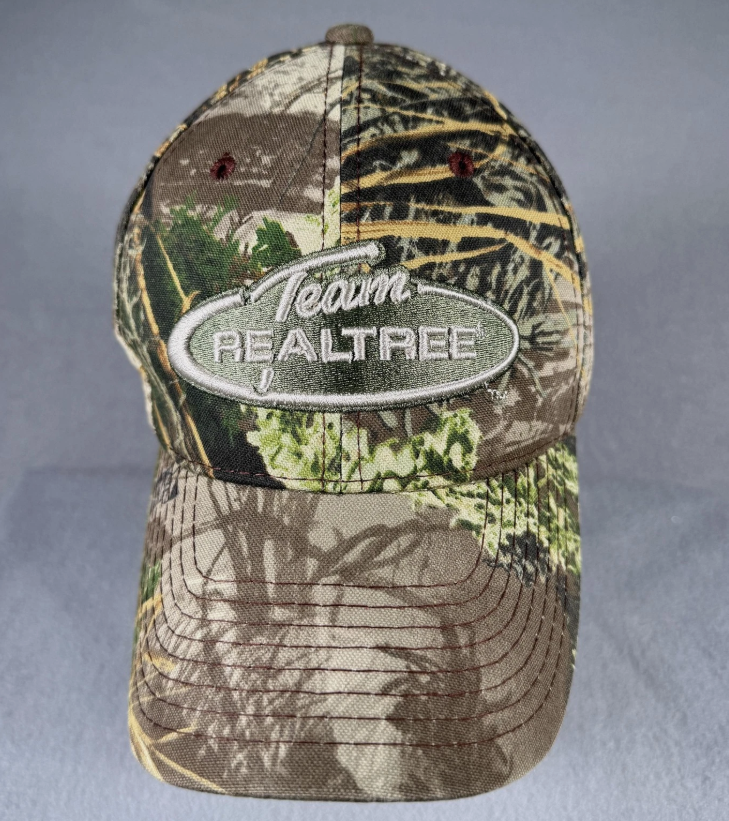Team Realtree Hat Cap Strap Back Mens One Size Camouflage Embroidered Hunting