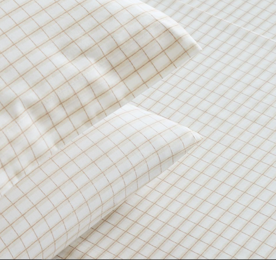 Gingham Printed Sheet Set