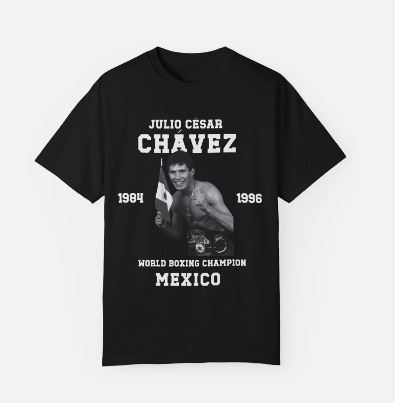 Julio Cesar Chavez Mexico Unisex T-shirt Boxing Tee Shirt Father's Day Gifts