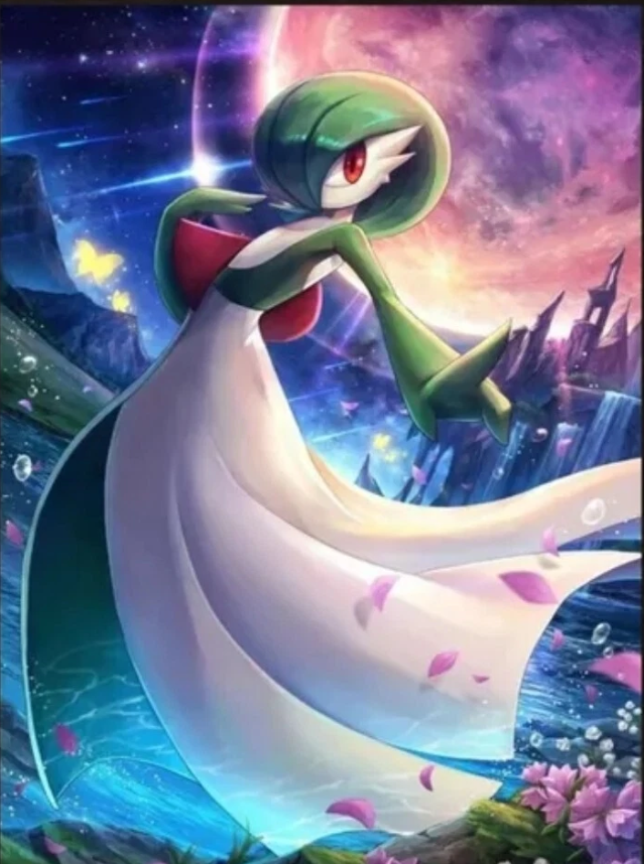 Gardevoir PokeArt Canvas Poster Wall Art Home Decor