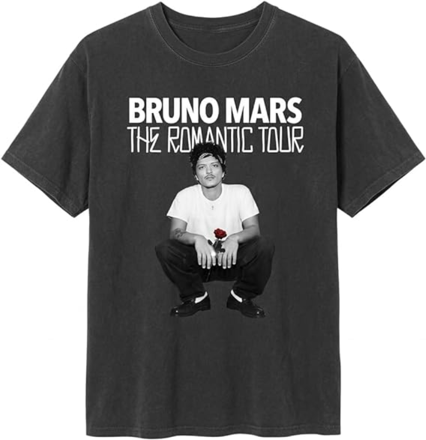 Vintage Pepper Romantic Tour Concert T-Shirt - Retro 2026 World Tour Date List Tee - Pop Soul Music Fan Apparel - Unisex Heavyweight Cotton Graphic Top