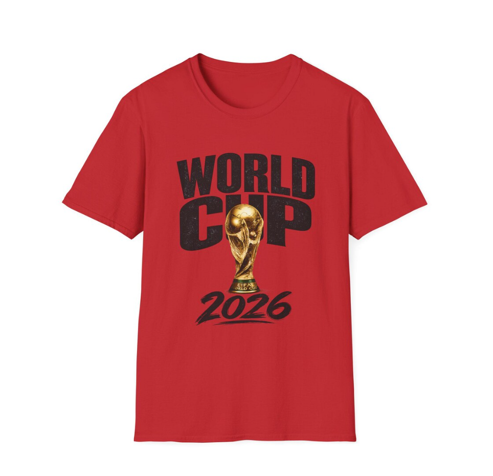 World Cup 2026 Trophy T-Shirt | Soccer Championship Tee