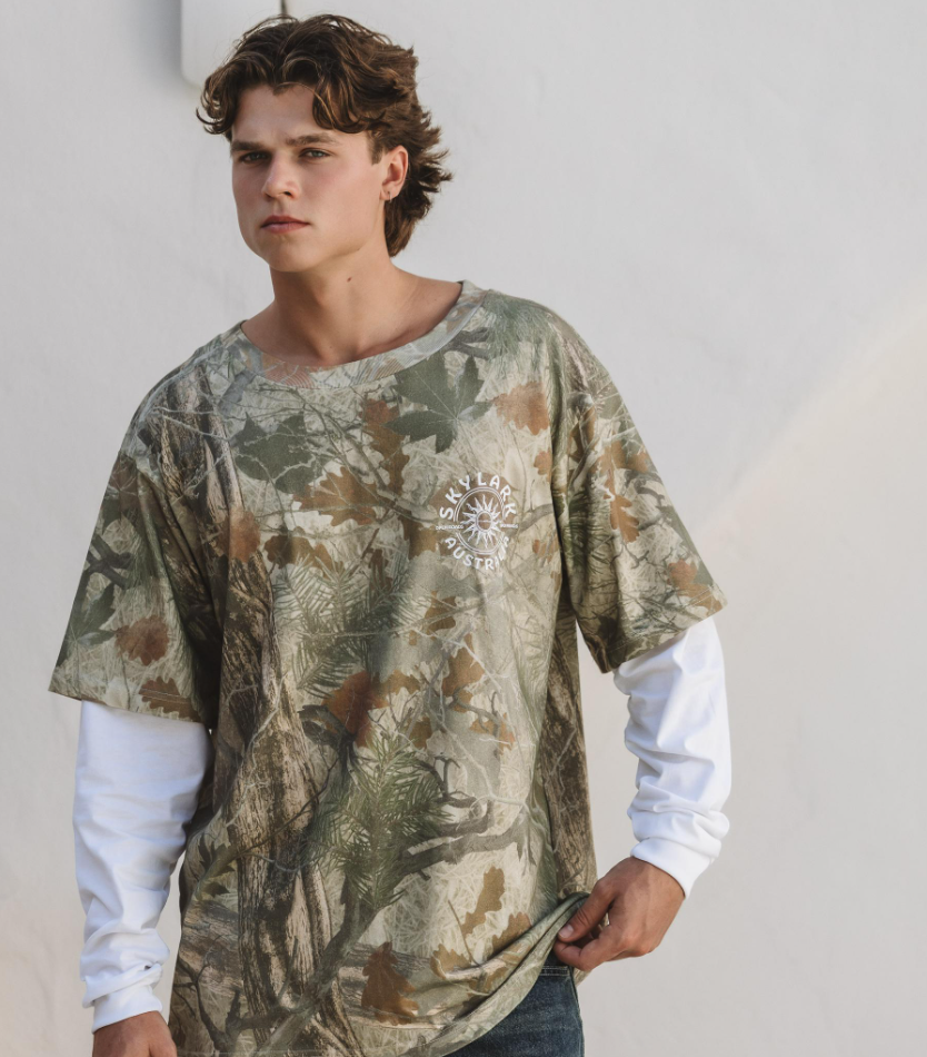 Fragment Layered Long Sleeve T-Shirt