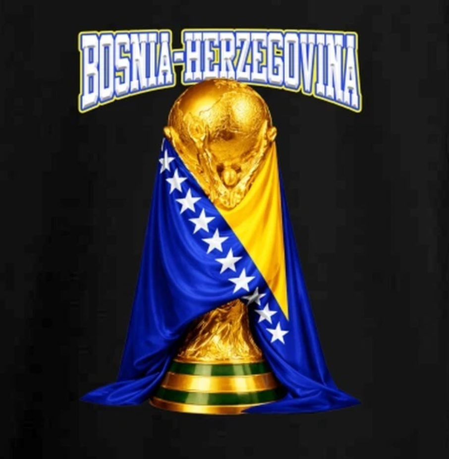 Bosnia-herzegovina World Cup Soccer Sports Fan T Shirt