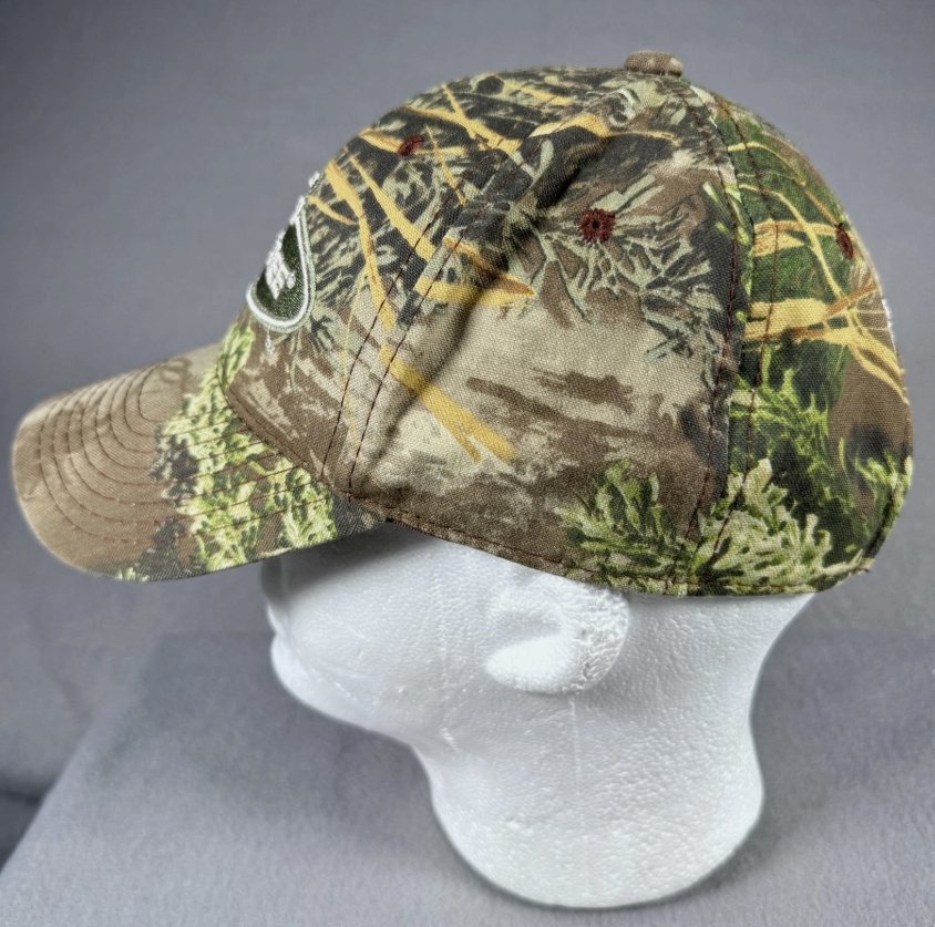 Team Realtree Hat Cap Strap Back Mens One Size Camouflage Embroidered Hunting