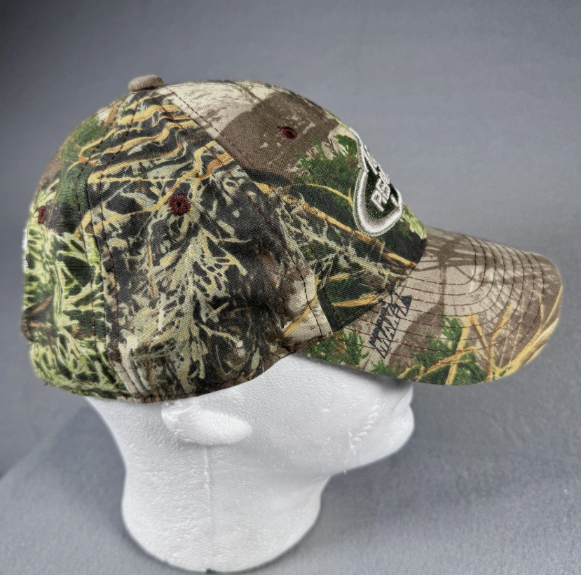 Team Realtree Hat Cap Strap Back Mens One Size Camouflage Embroidered Hunting