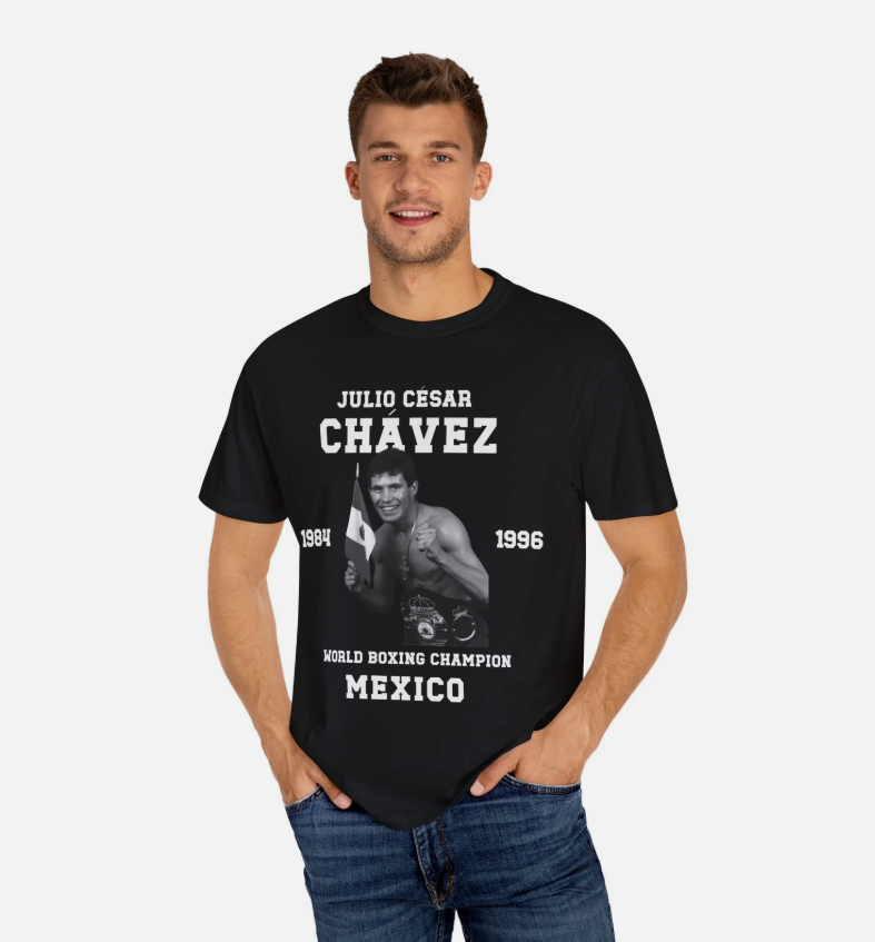 Julio Cesar Chavez Mexico Unisex T-shirt Boxing Tee Shirt Father's Day Gifts