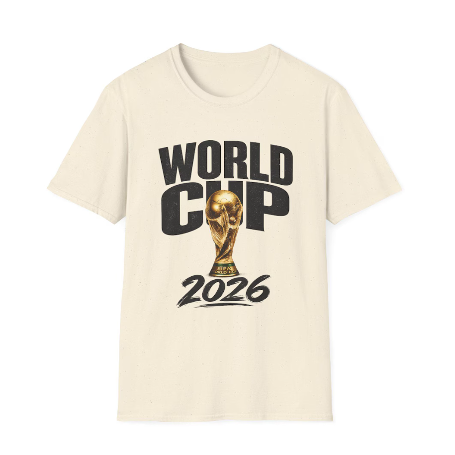 World Cup 2026 Trophy T-Shirt | Soccer Championship Tee
