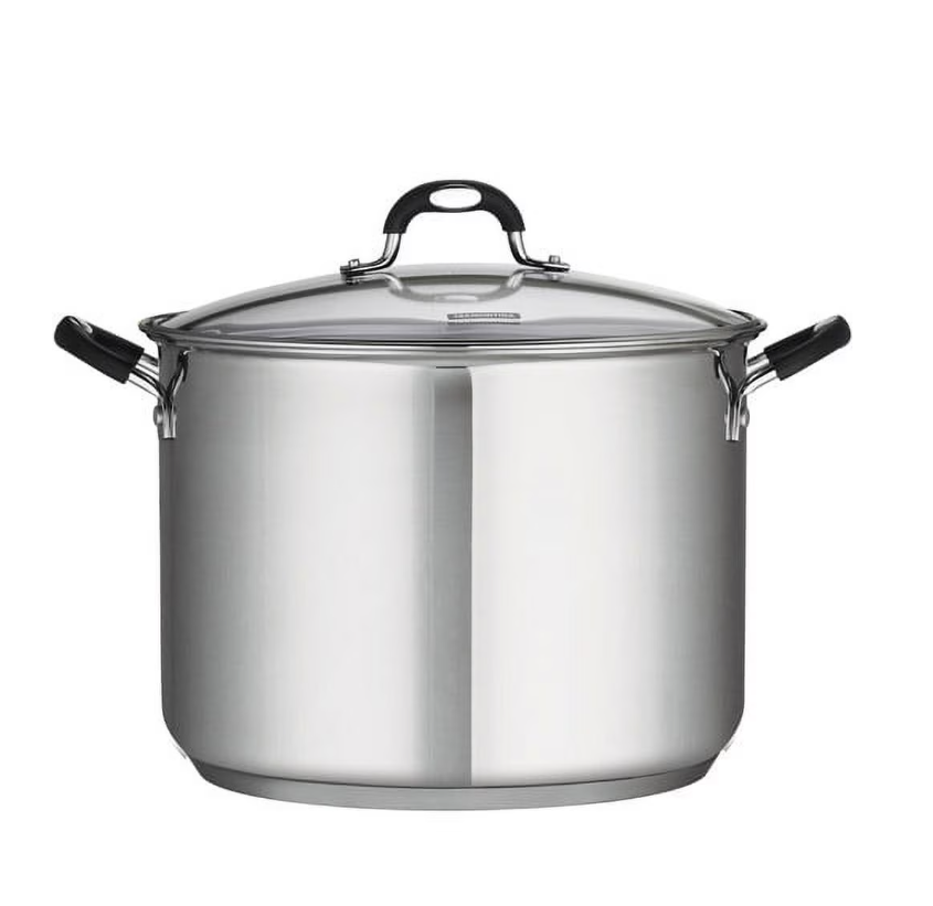 Tramontina 16 Quart Stainless Steel Covered Stock Pot