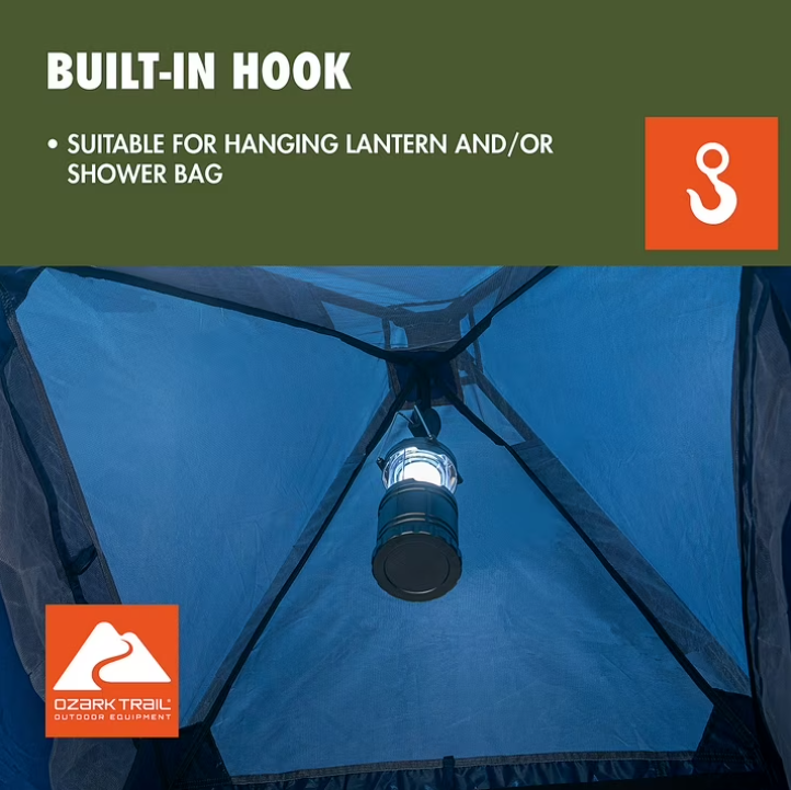 Ozark Trail 1-Person Privacy Shelter Tent, Blue