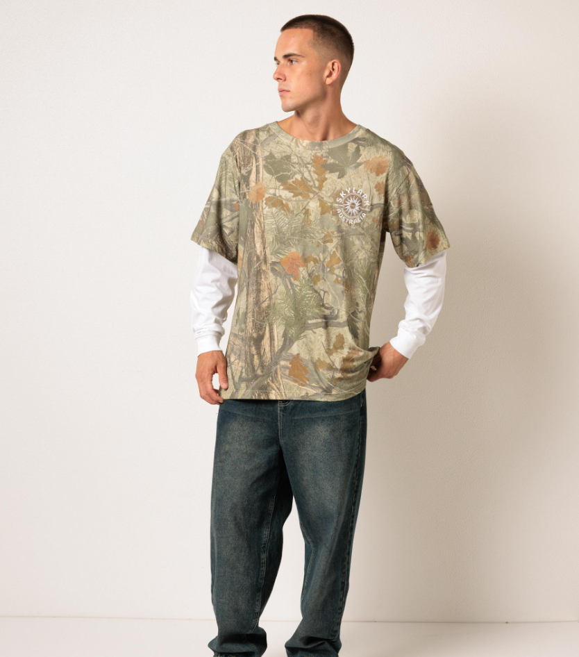Fragment Layered Long Sleeve T-Shirt
