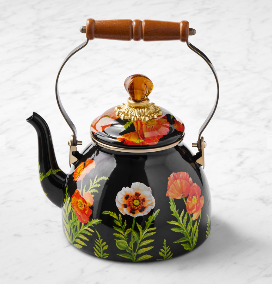 MacKenzie-Childs Poppy Tea Kettle, 2-Qt.